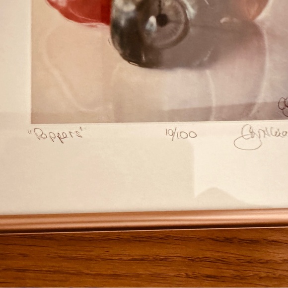 Original signed & numbered Cynthia Davis POPPERS Hand altered Polaroid 8.25"8.25 - Picture 2 of 4